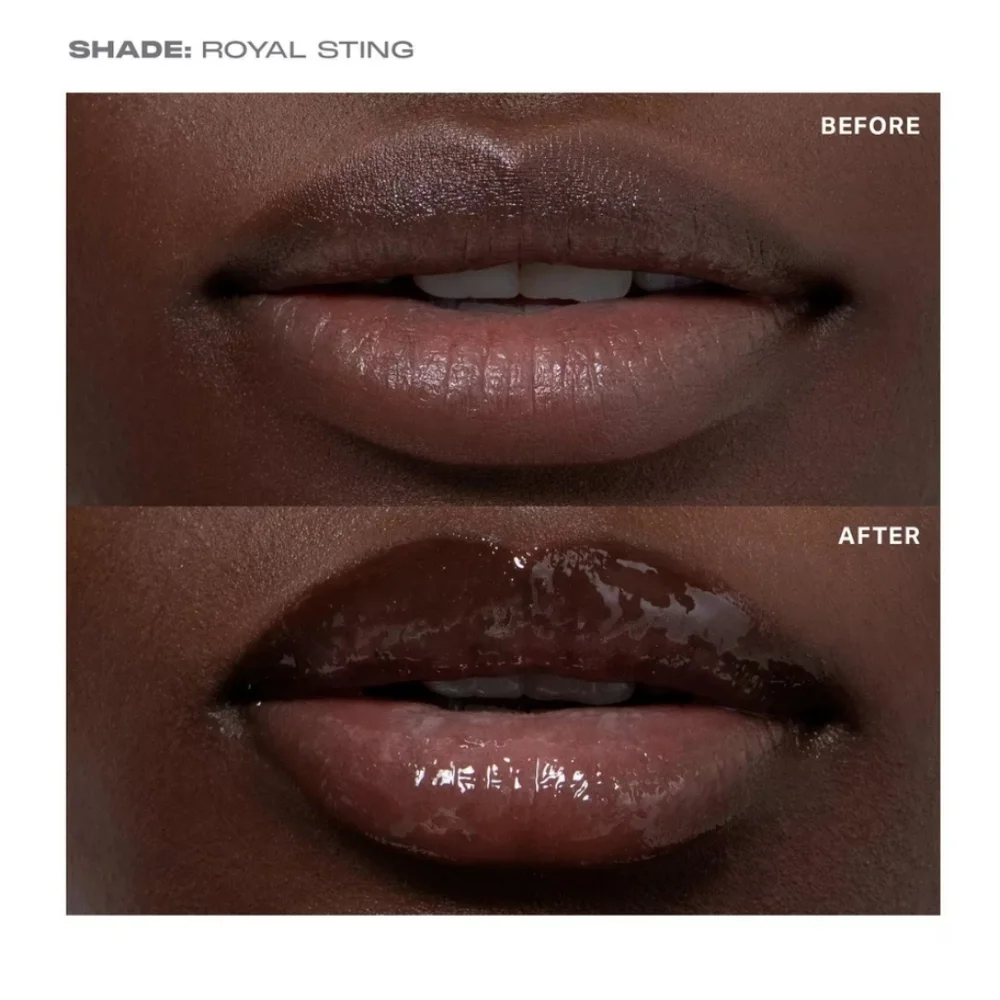 Morphe Hot honey's 🔥 plumping Lip Oil Shade: Royal Sting (Peach) 🆕